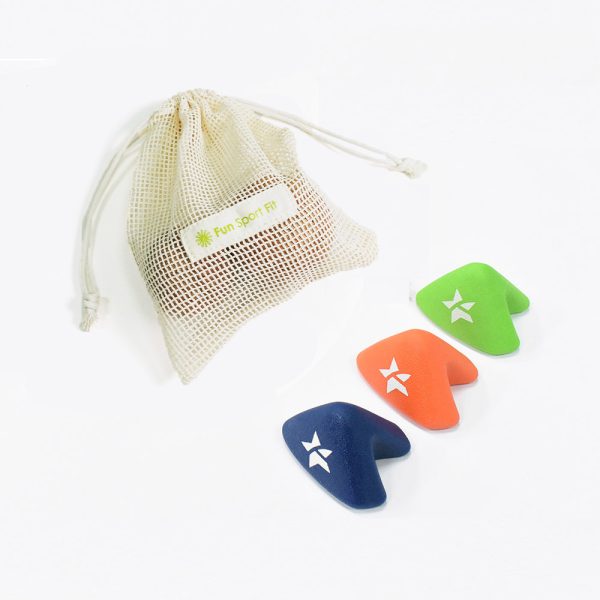 Fun Sport 角頭小子三色筋膜療癒器組合（藍綠橘）展示圖
